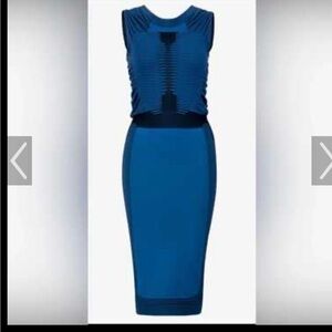 Wolford Blue Sleeveless Sheath Dress size L